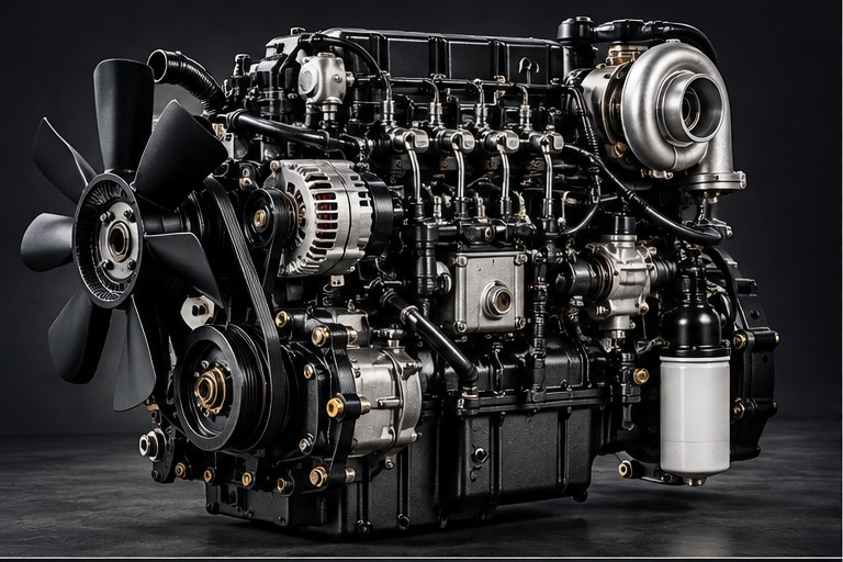 Diesel tractor engine and replacement components